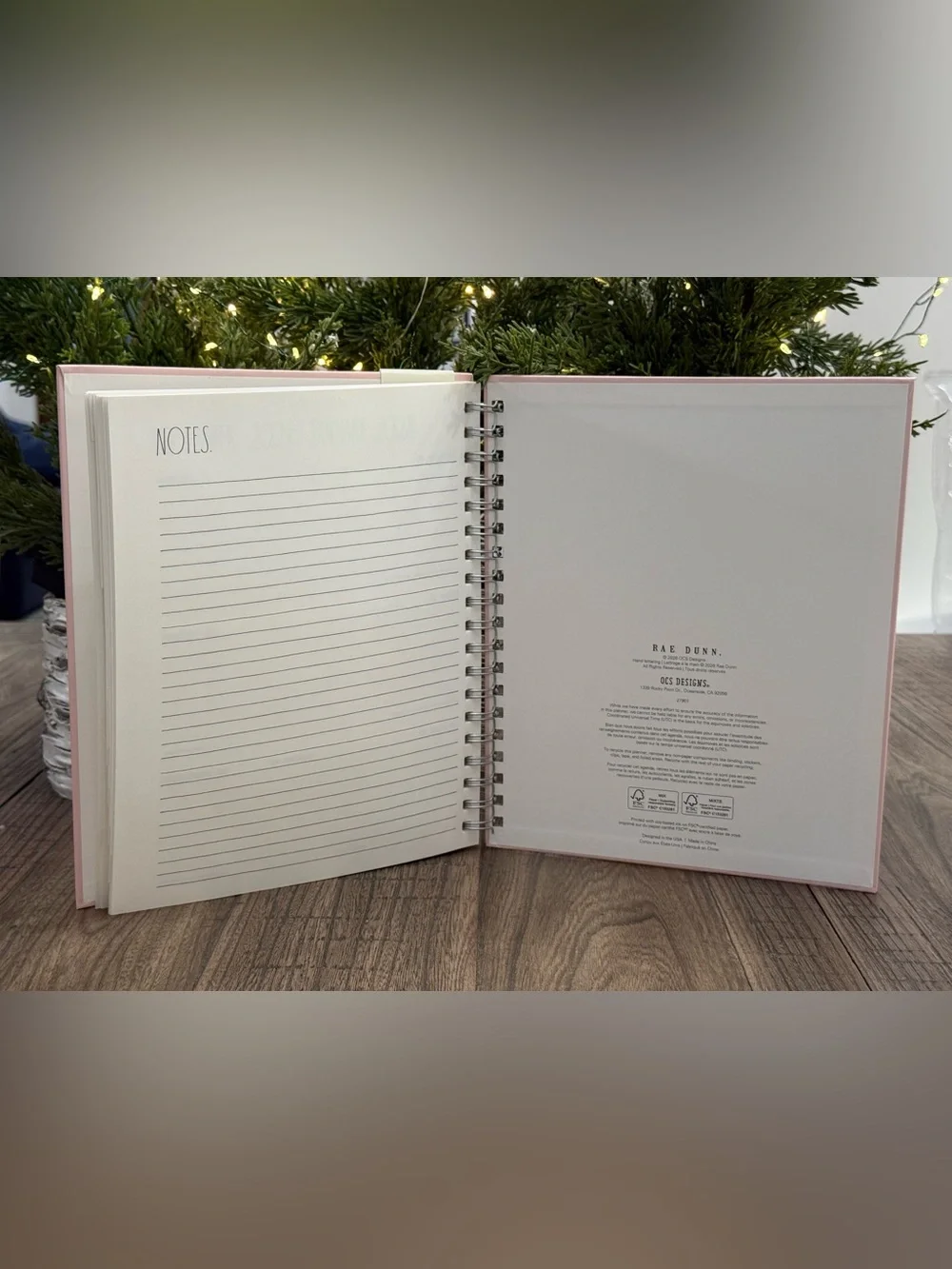 Brand NEW w/Tags Rae Dunn MAKE IT HAPPEN 17 Month Spiral Planner Aug ‘26-Dec ‘27